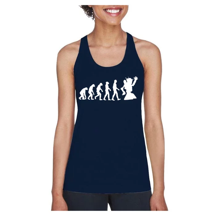 Evolution A Robot Women's Racerback Tank