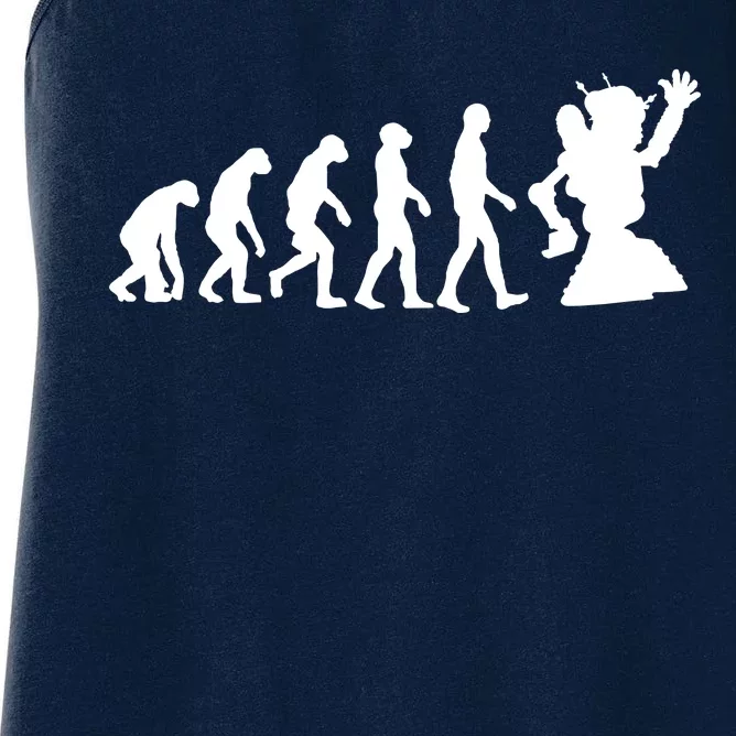 Evolution A Robot Women's Racerback Tank