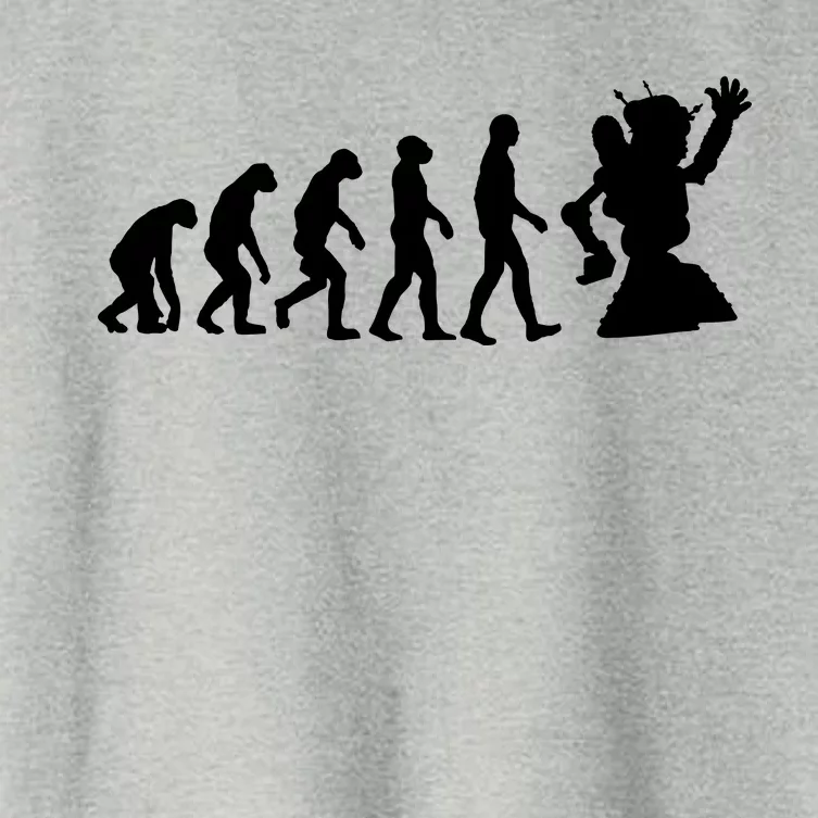 Evolution A Robot Women's Crop Top Tee