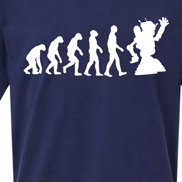 Evolution A Robot Sueded Cloud Jersey T-Shirt