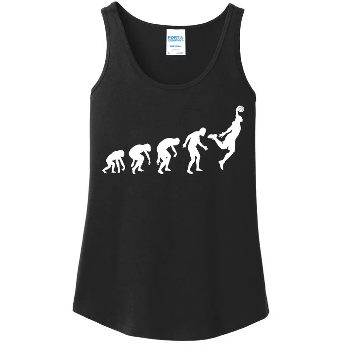 Evolution of a Hooper Basetball Player Design Ladies Essential Tank