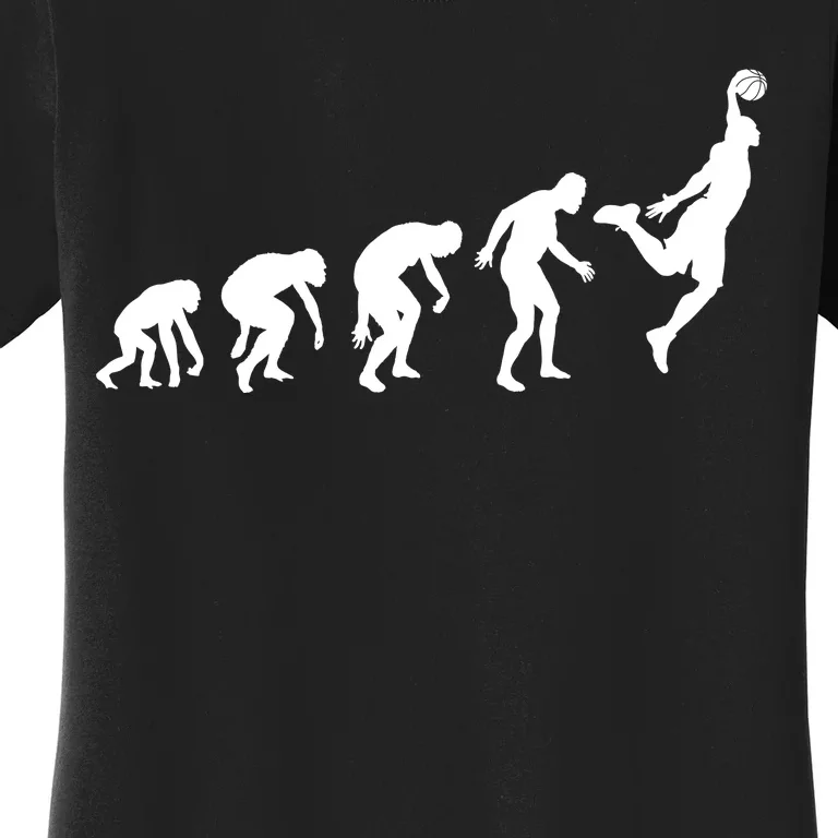 Evolution of a Hooper Basetball Player Design Women's T-Shirt