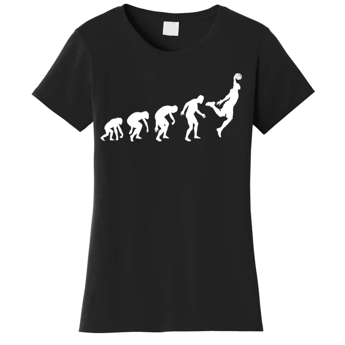 Evolution of a Hooper Basetball Player Design Women's T-Shirt