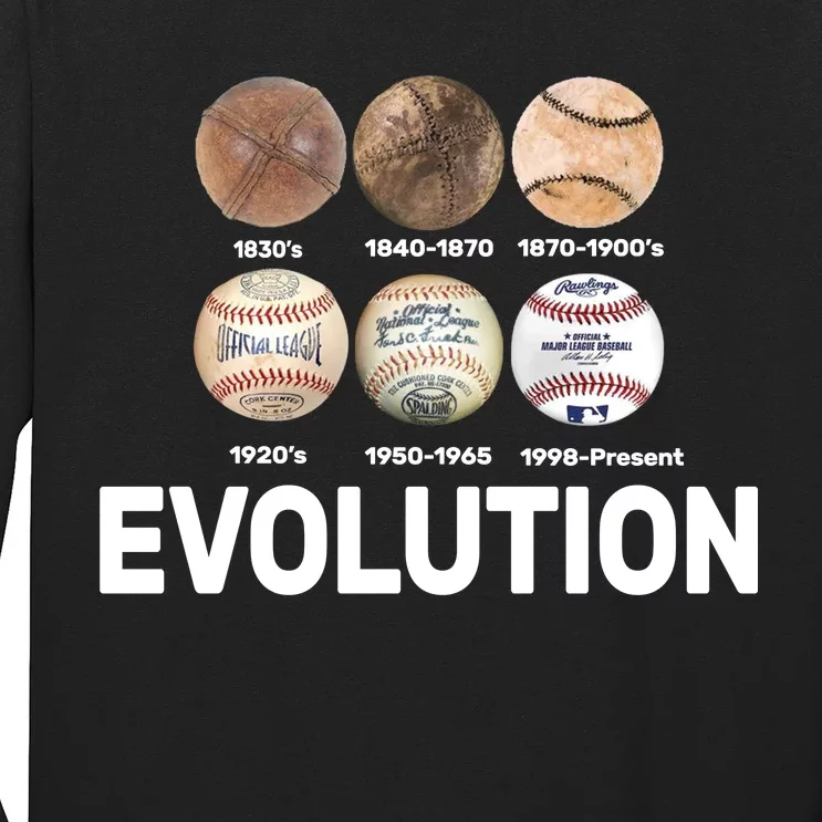 Evolution Of Baseball Long Sleeve Shirt