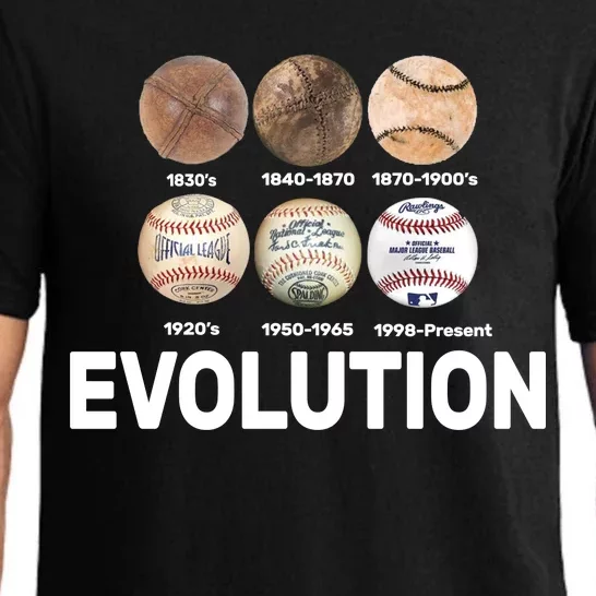 Evolution Of Baseball Pajama Set