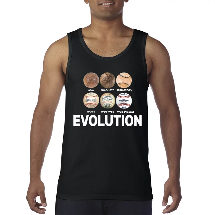 Evolution Of Baseball Tank Top