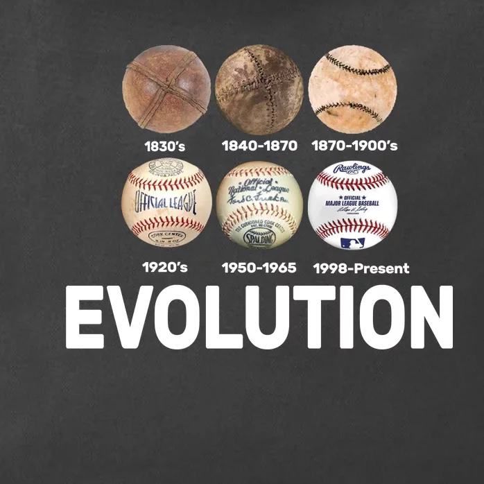 Evolution Of Baseball Zip Tote Bag