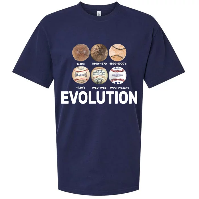 Evolution Of Baseball Sueded Cloud Jersey T-Shirt