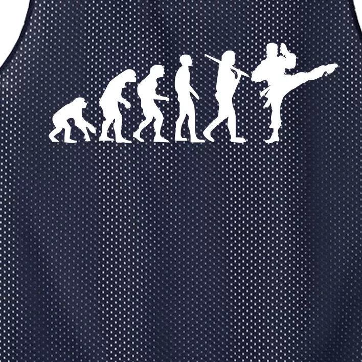 Evolution of Karate Mesh Reversible Basketball Jersey Tank