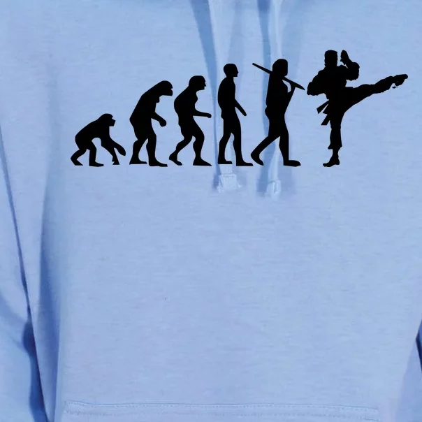 Evolution of Karate Unisex Surf Hoodie