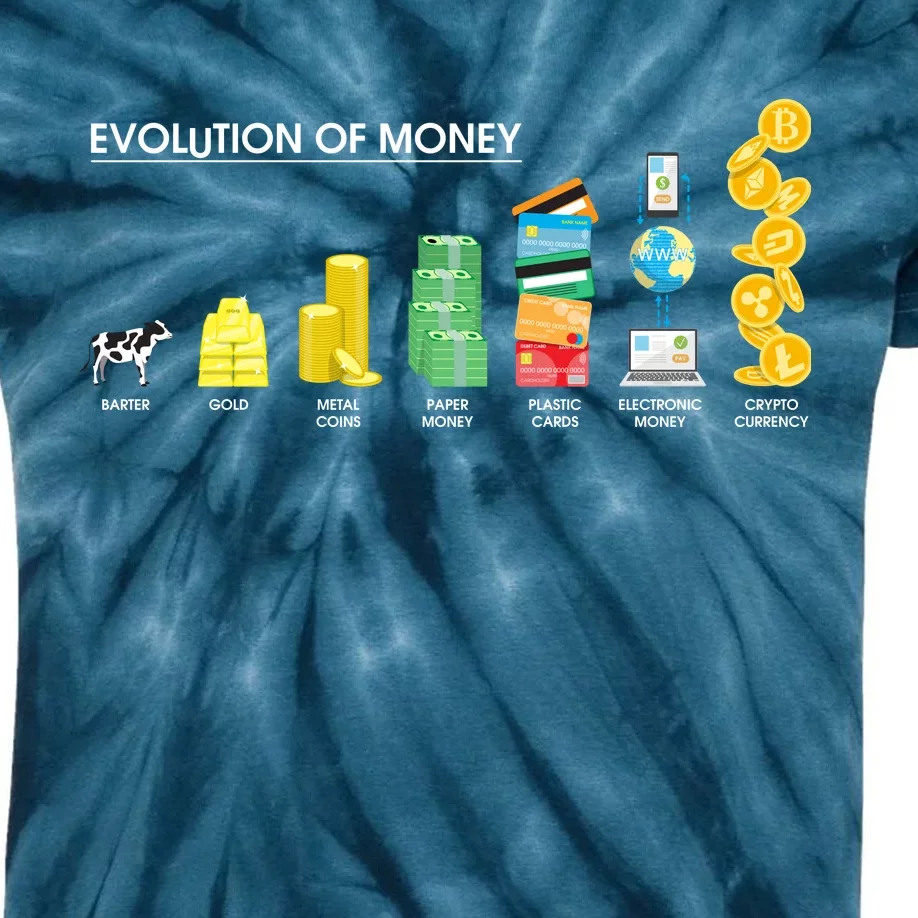 Evolution of Money Kids Tie-Dye T-Shirt