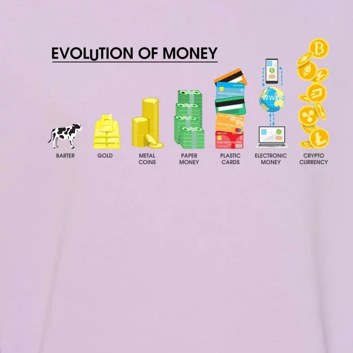 Evolution of Money Garment-Dyed Sweatshirt