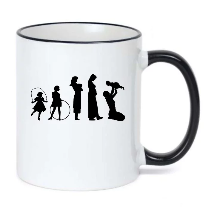 Evolution Of Mother Black Color Changing Mug