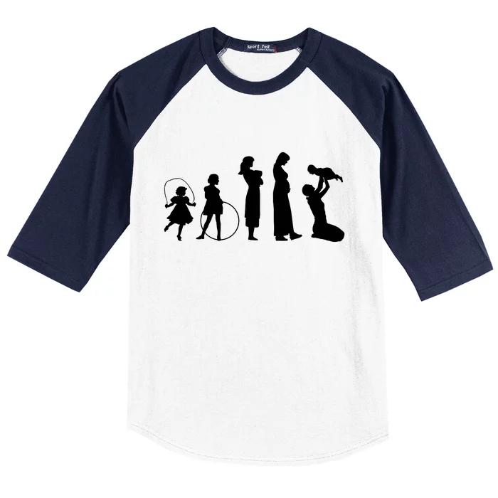 Evolution Of Mother Baseball Sleeve Shirt