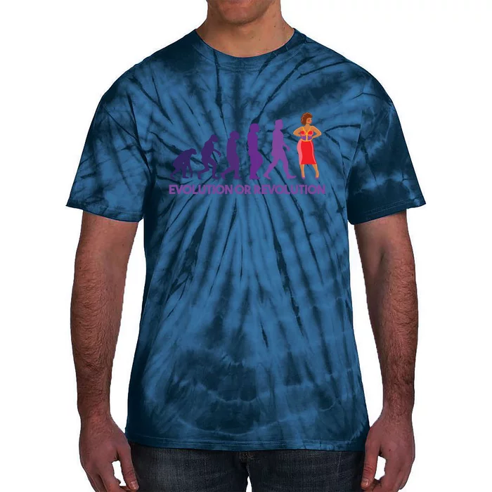 Evolution Or Revolution Tie-Dye T-Shirt