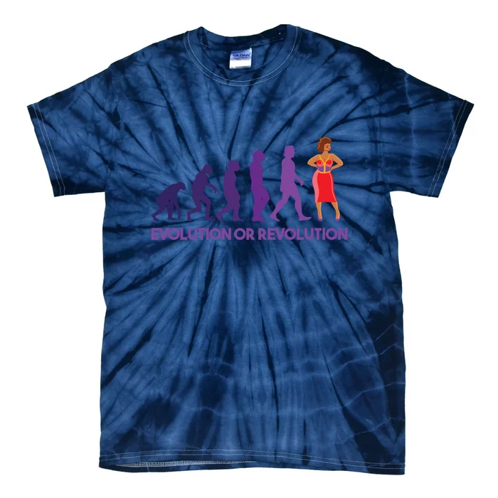 Evolution Or Revolution Tie-Dye T-Shirt