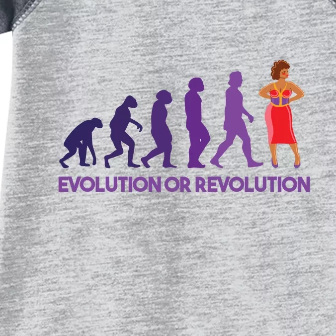 Evolution Or Revolution Infant Baby Jersey Bodysuit