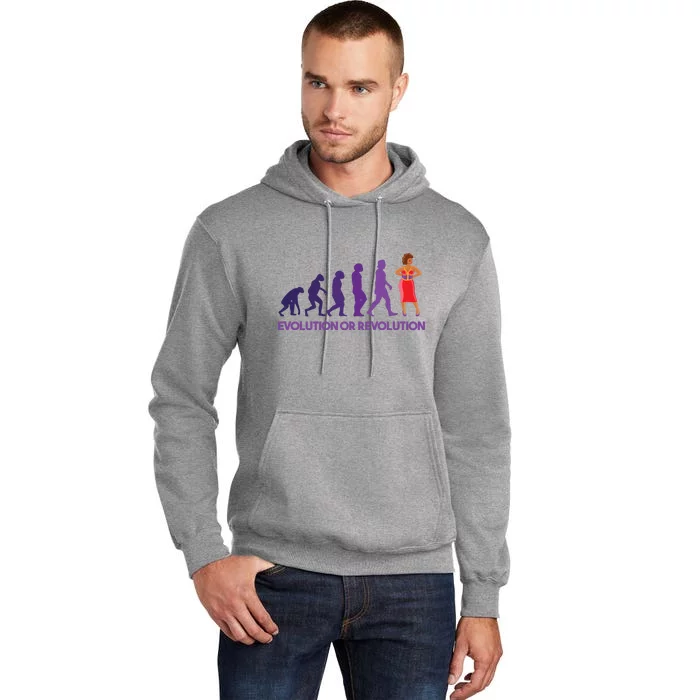 Evolution Or Revolution Tall Hoodie