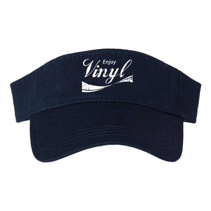 Enjoy Vinyl Record Retro Vintage Valucap Bio-Washed Visor