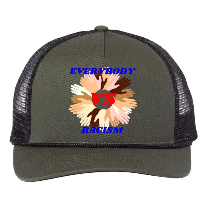 Everybody Vs. Racism Civil Rights Retro Rope Trucker Hat Cap