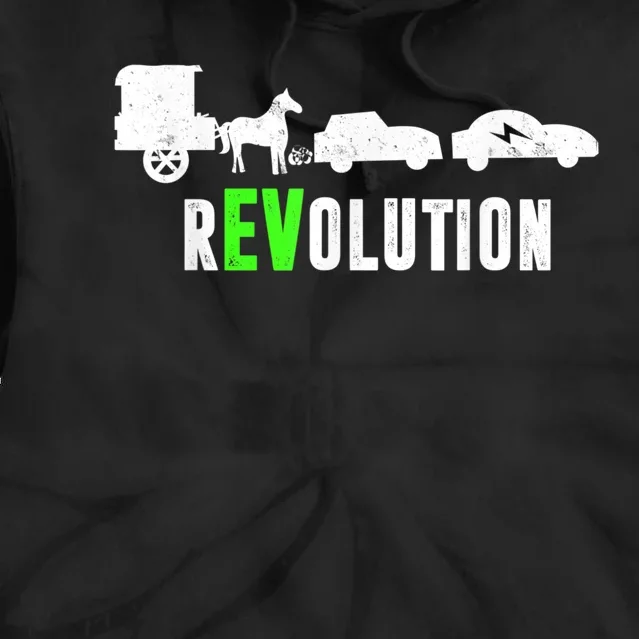 Electric Vehicle REVolution EV Driver Tie Dye Hoodie