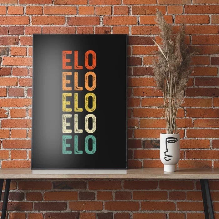 Elo Vintage Retro Poster