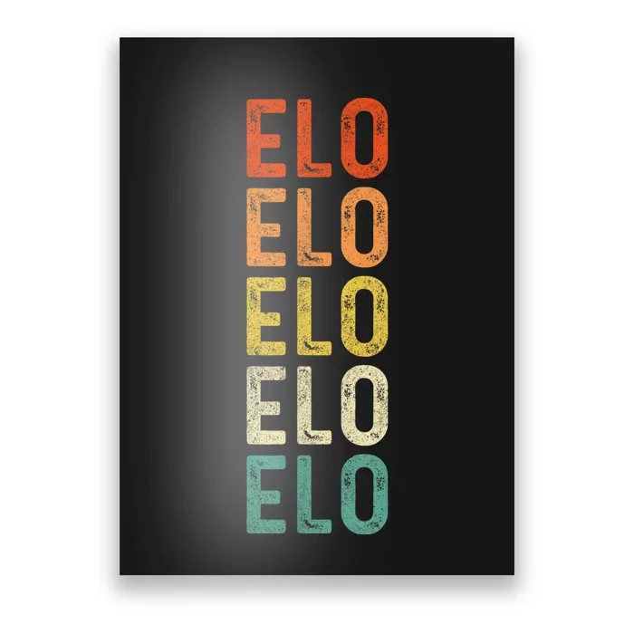 Elo Vintage Retro Poster