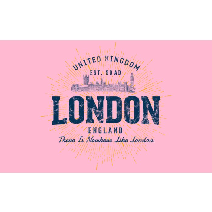 England Vacation Souvenir Vintage London Bumper Sticker