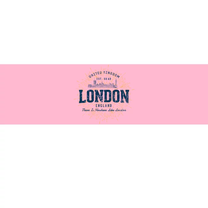 England Vacation Souvenir Vintage London Bumper Sticker