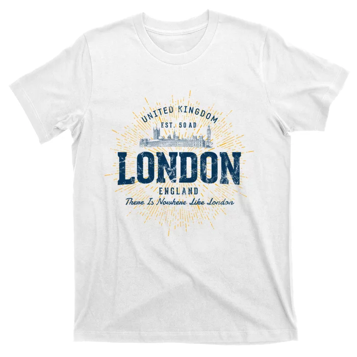 England Vacation Souvenir Vintage London T-Shirt