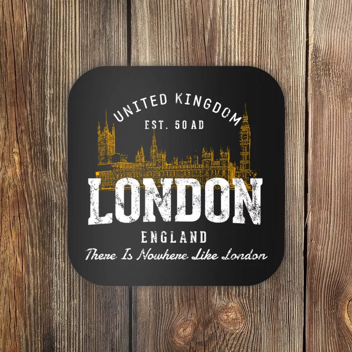 England Vacation Souvenir Vintage London Coaster