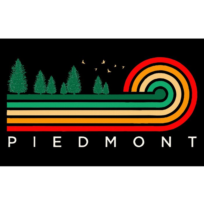 Evergreen Vintage Stripes Piedmont Missouri Bumper Sticker