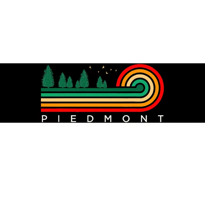 Evergreen Vintage Stripes Piedmont Missouri Bumper Sticker