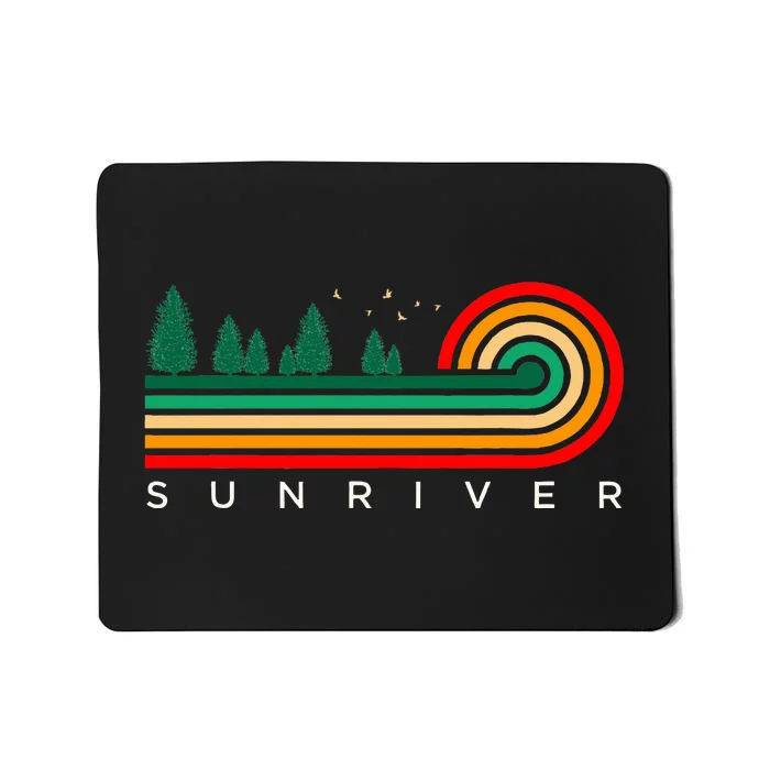 Evergreen Vintage Stripes Sunriver Oregon Mousepad