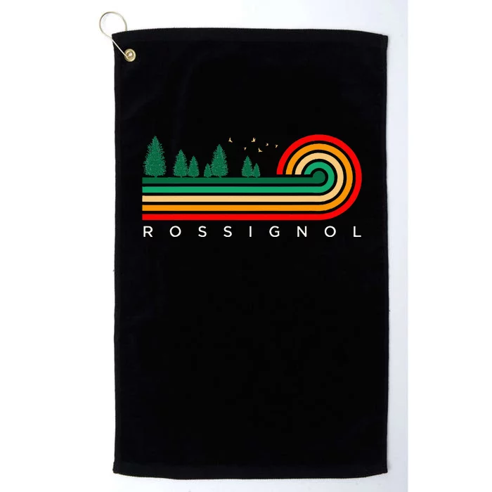 Evergreen Vintage Stripes Rossignol Louisiana Platinum Collection Golf Towel