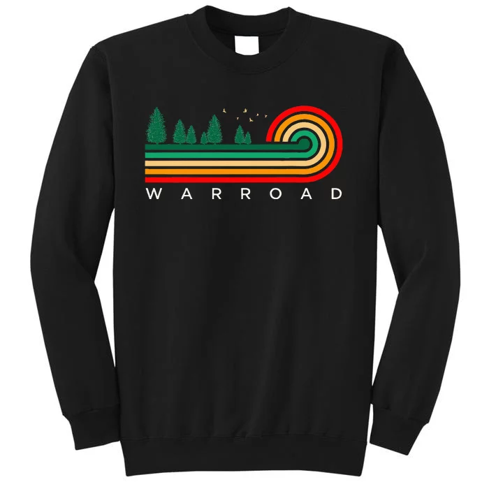 Evergreen Vintage Stripes Warroad Minnesota Sweatshirt