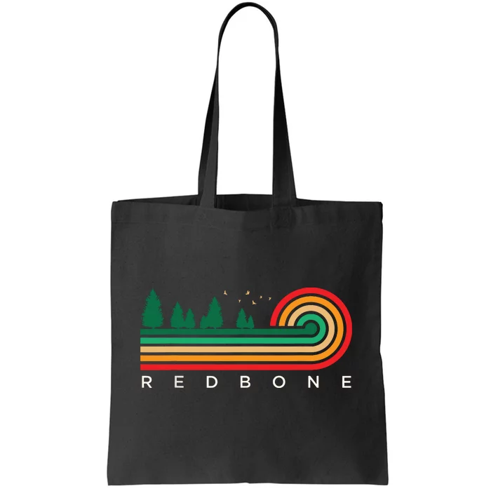 Evergreen Vintage Stripes Redbone Mississippi Tote Bag