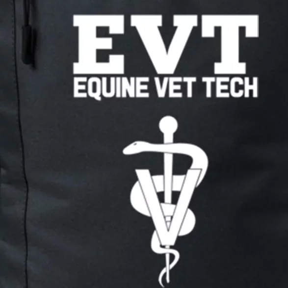 Equine Vet Tech Veterinary Medicine Evt Veterinarian Funny Gift Daily Commute Backpack