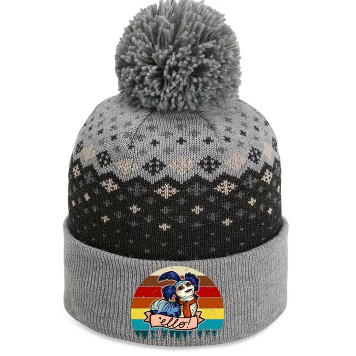 Ello Vintage The Worm The Baniff Cuffed Pom Beanie