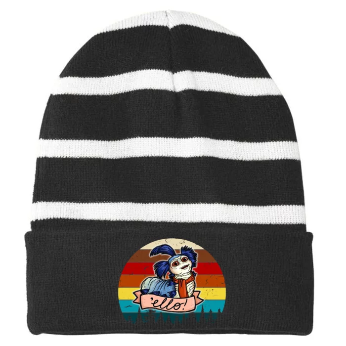 Ello Vintage The Worm Striped Beanie with Solid Band