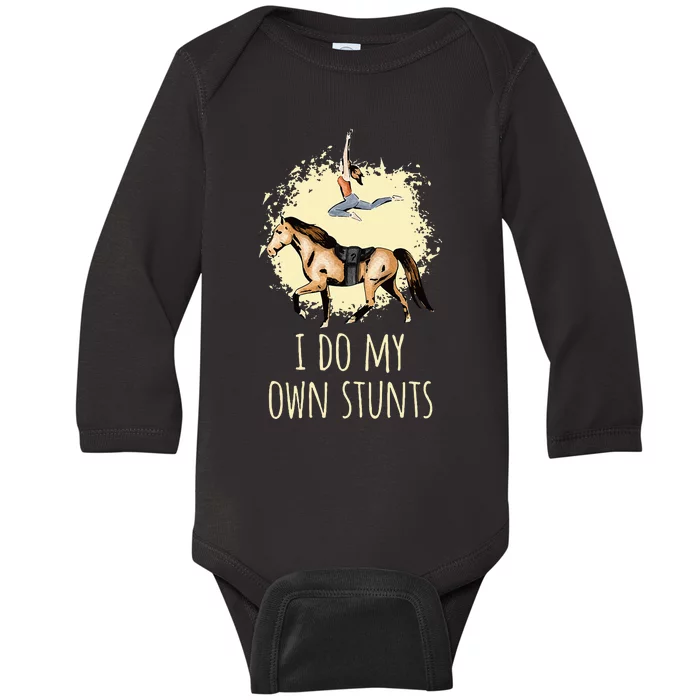 Equestrian Vaulting Vault Baby Long Sleeve Bodysuit