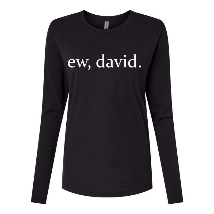 Ew David Womens Cotton Relaxed Long Sleeve T-Shirt