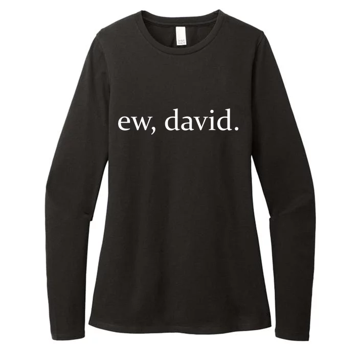 Ew, David Womens CVC Long Sleeve Shirt