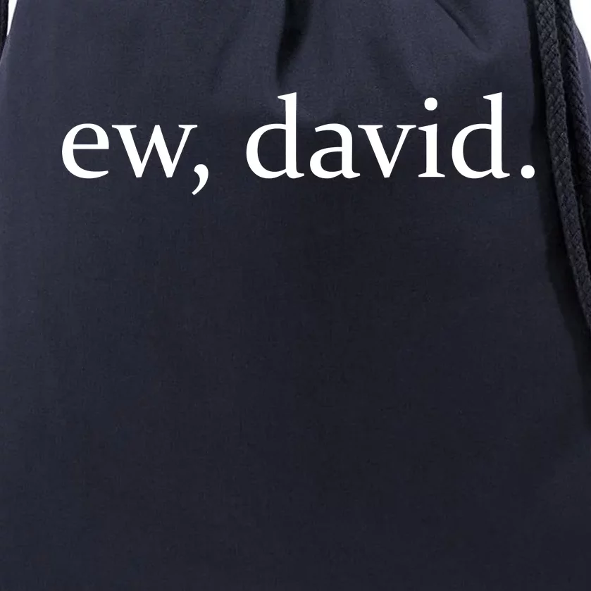 Ew, David Drawstring Bag