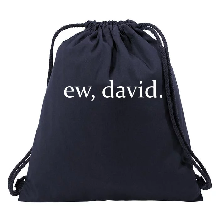 Ew, David Drawstring Bag