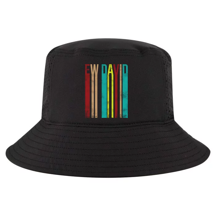 Ew David Retro Logo Cool Comfort Performance Bucket Hat