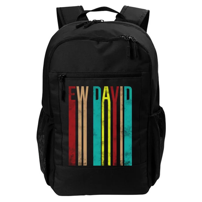 Ew David Retro Logo Daily Commute Backpack