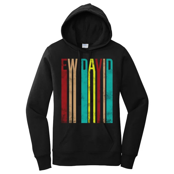 Ew David Retro Logo Women's Pullover Hoodie