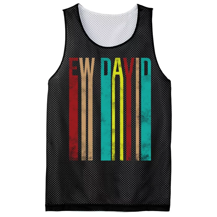 Ew David Retro Logo Mesh Reversible Basketball Jersey Tank