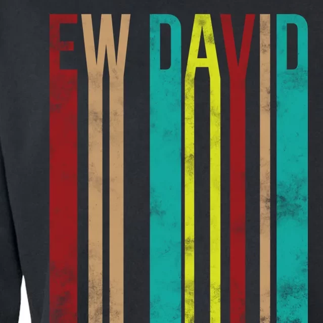 Ew David Retro Logo Cropped Pullover Crew